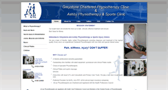 Desktop Screenshot of greystonephysiotherapy.co.uk